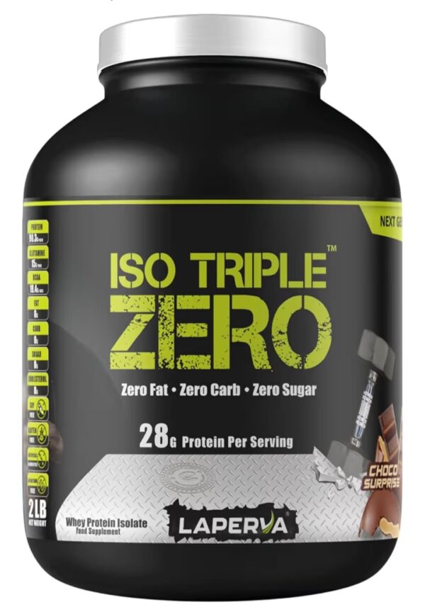 Laperva ISO Triple Zero Whey Protein Isolate – Over 27g Protein